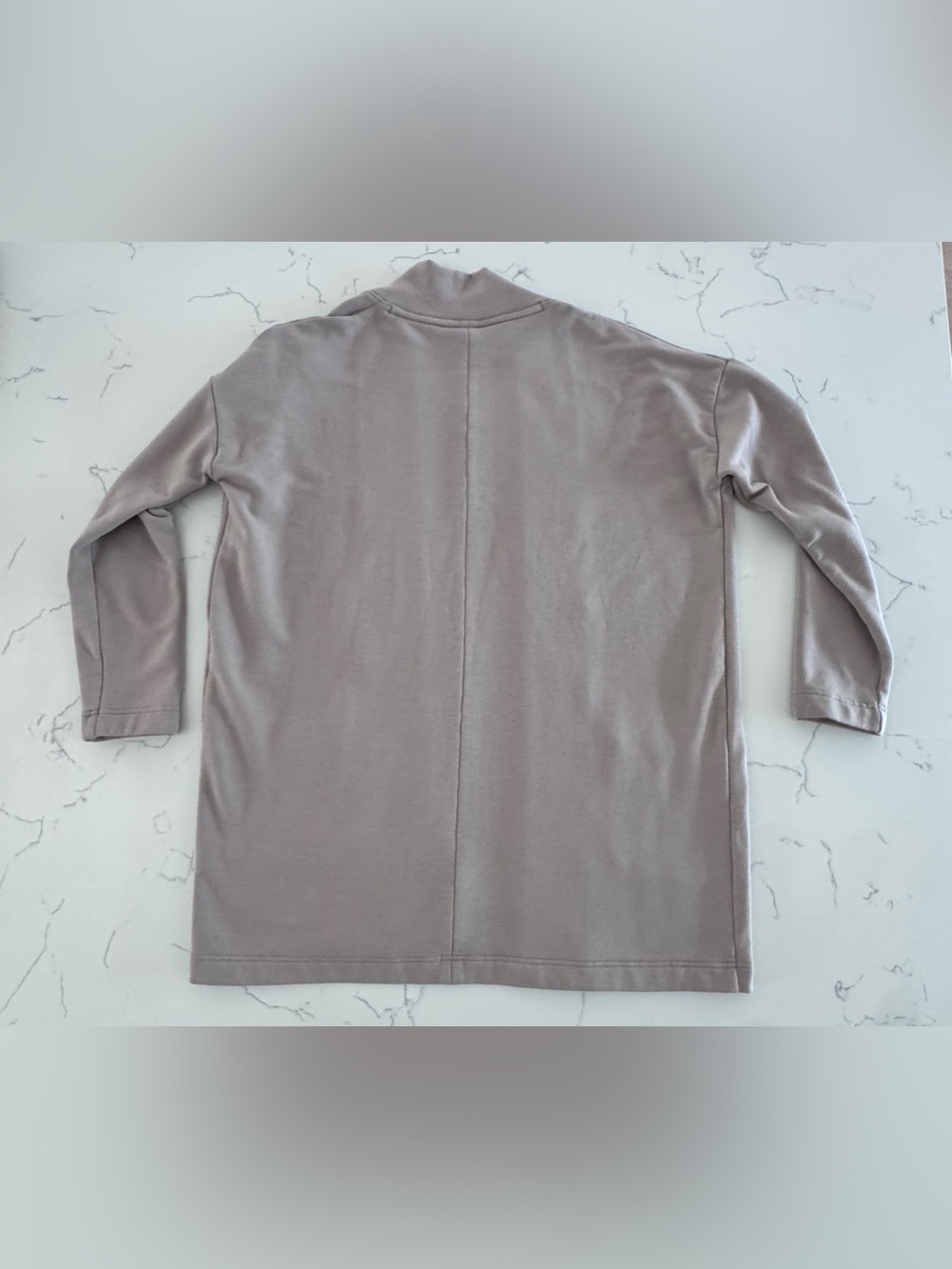 Free Fly Women’s Bamboo Fleece Open Front Cardigan Wrap Size M Heather Mink - Picture 5 of 10